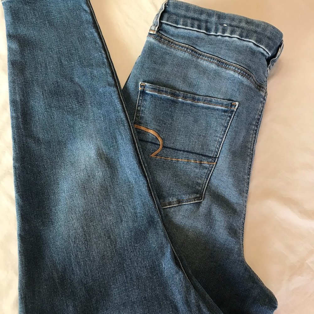 American Eagle Jeans Women's Curvy Highest Rise Jeggings Size 16